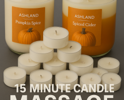 FIFTEEN - Minute Candle Massage with Cooling Gel